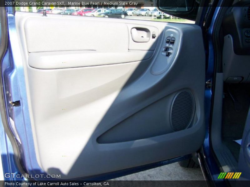 Marine Blue Pearl / Medium Slate Gray 2007 Dodge Grand Caravan SXT