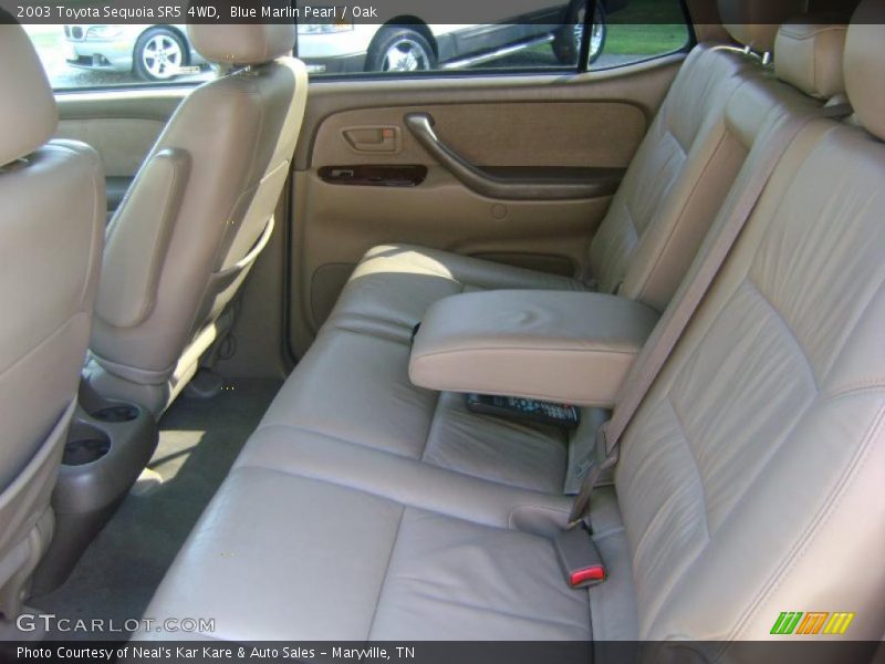 Blue Marlin Pearl / Oak 2003 Toyota Sequoia SR5 4WD