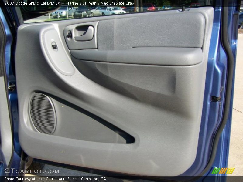 Marine Blue Pearl / Medium Slate Gray 2007 Dodge Grand Caravan SXT