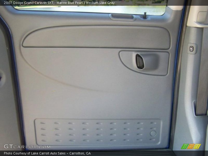 Marine Blue Pearl / Medium Slate Gray 2007 Dodge Grand Caravan SXT