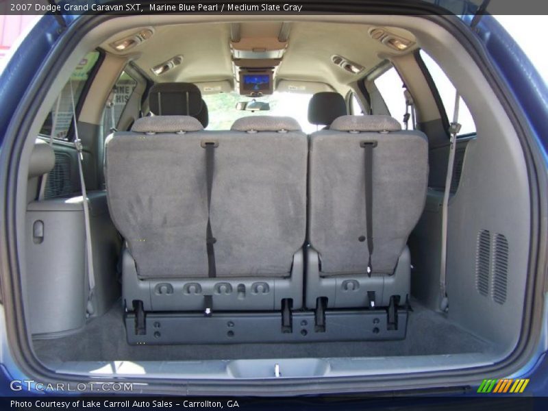 Marine Blue Pearl / Medium Slate Gray 2007 Dodge Grand Caravan SXT