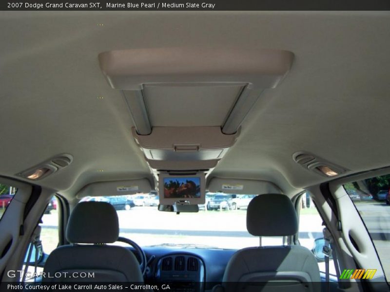 Marine Blue Pearl / Medium Slate Gray 2007 Dodge Grand Caravan SXT