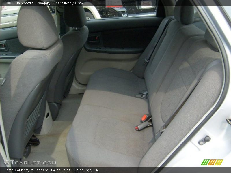 Clear Silver / Gray 2005 Kia Spectra 5 Wagon