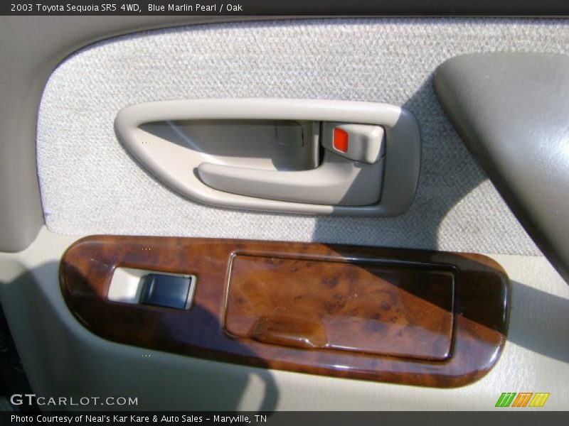 Blue Marlin Pearl / Oak 2003 Toyota Sequoia SR5 4WD