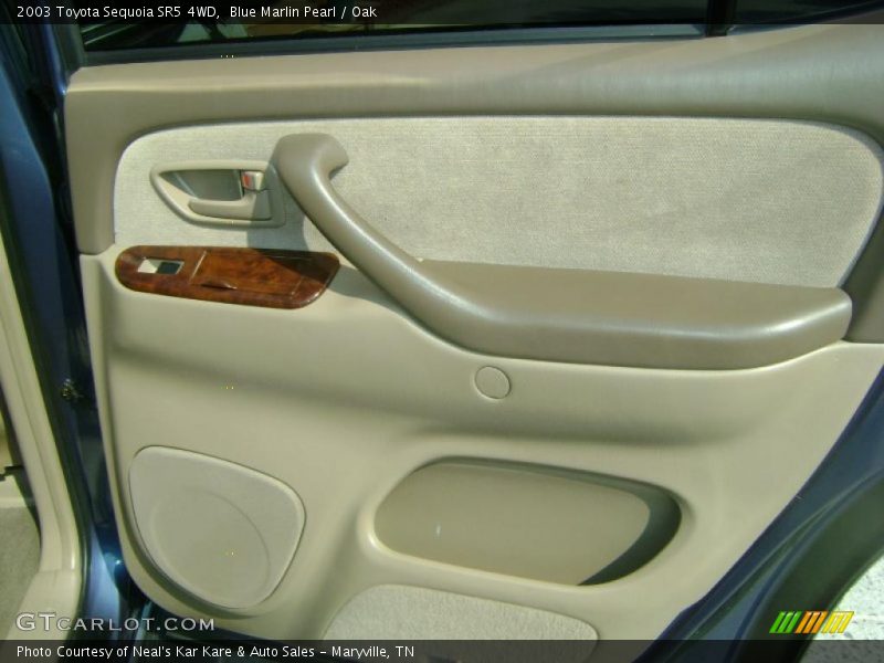 Blue Marlin Pearl / Oak 2003 Toyota Sequoia SR5 4WD