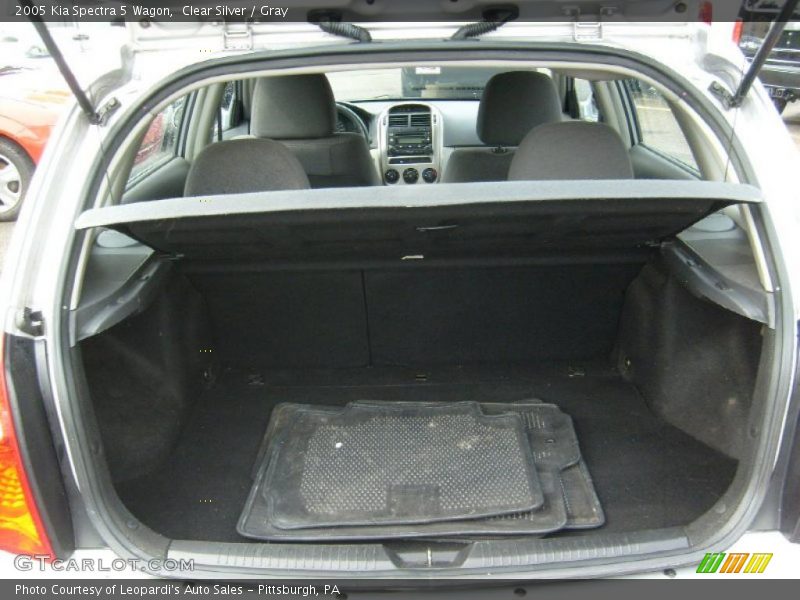 Clear Silver / Gray 2005 Kia Spectra 5 Wagon