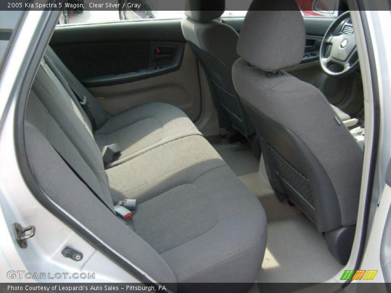 Clear Silver / Gray 2005 Kia Spectra 5 Wagon