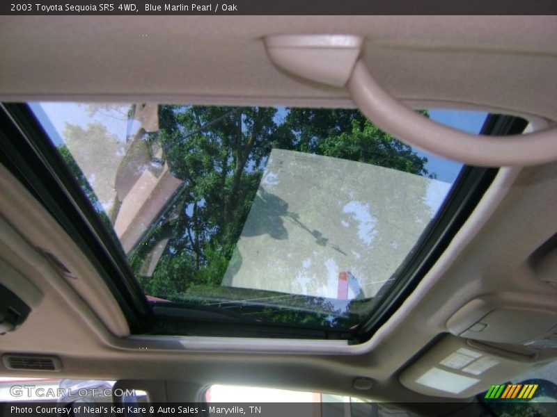 Blue Marlin Pearl / Oak 2003 Toyota Sequoia SR5 4WD