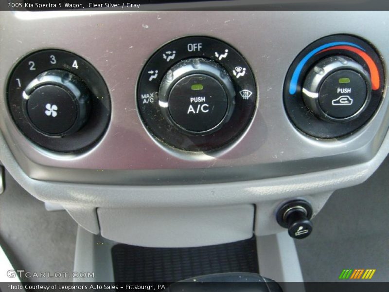 Clear Silver / Gray 2005 Kia Spectra 5 Wagon