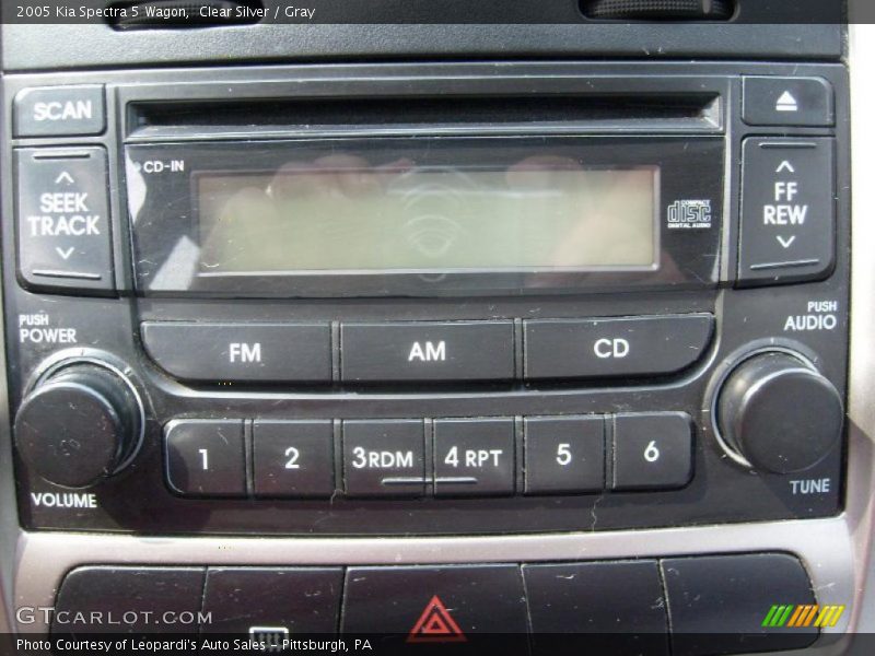 Clear Silver / Gray 2005 Kia Spectra 5 Wagon