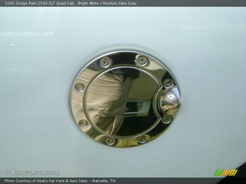 Bright White / Medium Slate Gray 2006 Dodge Ram 2500 SLT Quad Cab