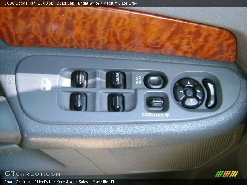 Bright White / Medium Slate Gray 2006 Dodge Ram 2500 SLT Quad Cab