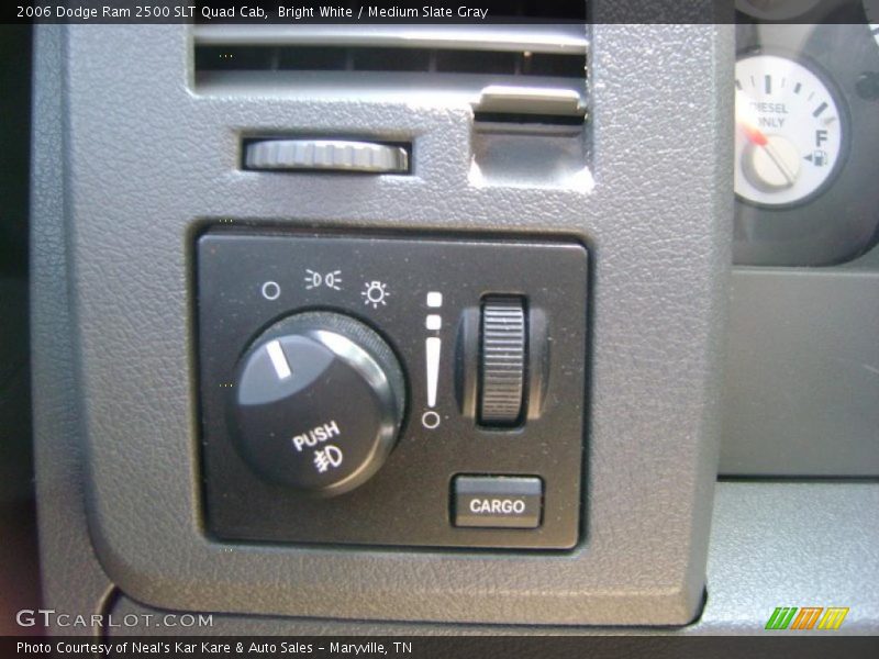 Bright White / Medium Slate Gray 2006 Dodge Ram 2500 SLT Quad Cab