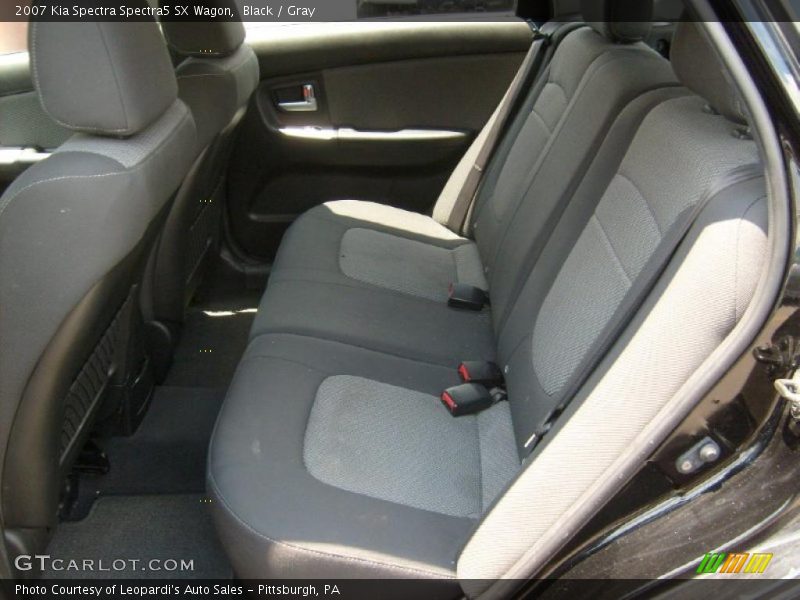 Black / Gray 2007 Kia Spectra Spectra5 SX Wagon