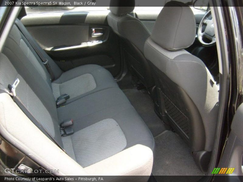 Black / Gray 2007 Kia Spectra Spectra5 SX Wagon