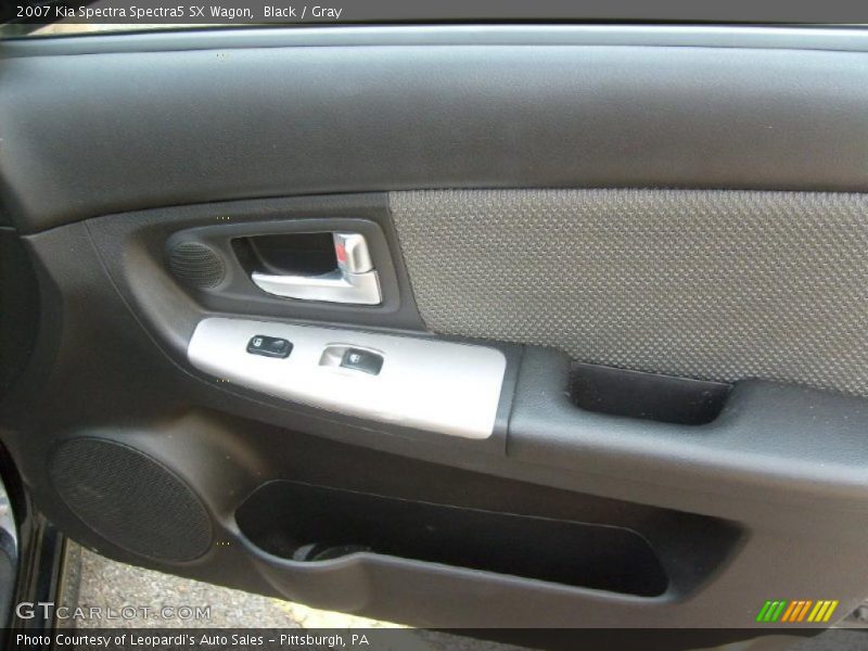 Black / Gray 2007 Kia Spectra Spectra5 SX Wagon