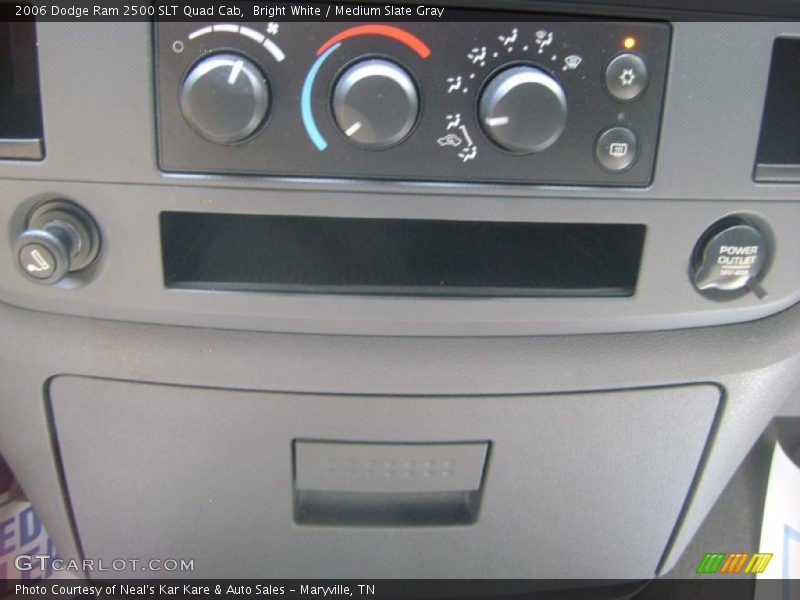 Bright White / Medium Slate Gray 2006 Dodge Ram 2500 SLT Quad Cab