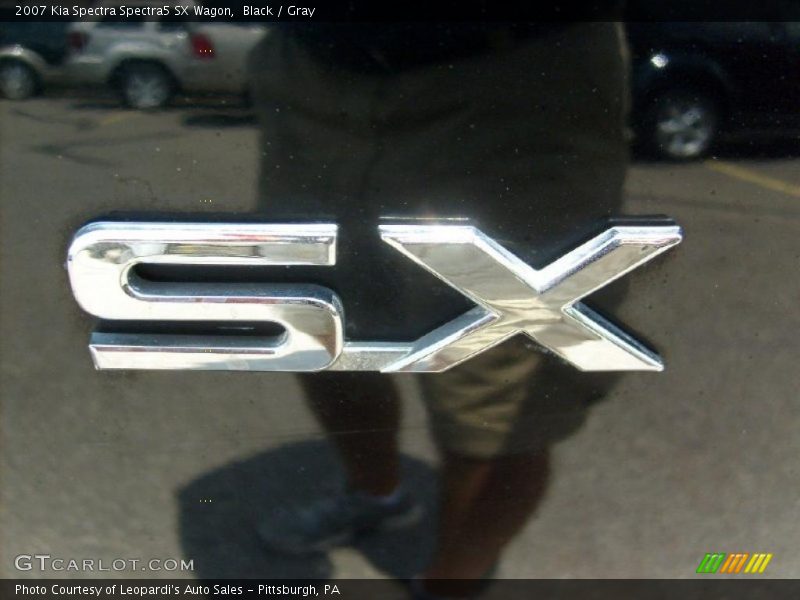 Black / Gray 2007 Kia Spectra Spectra5 SX Wagon