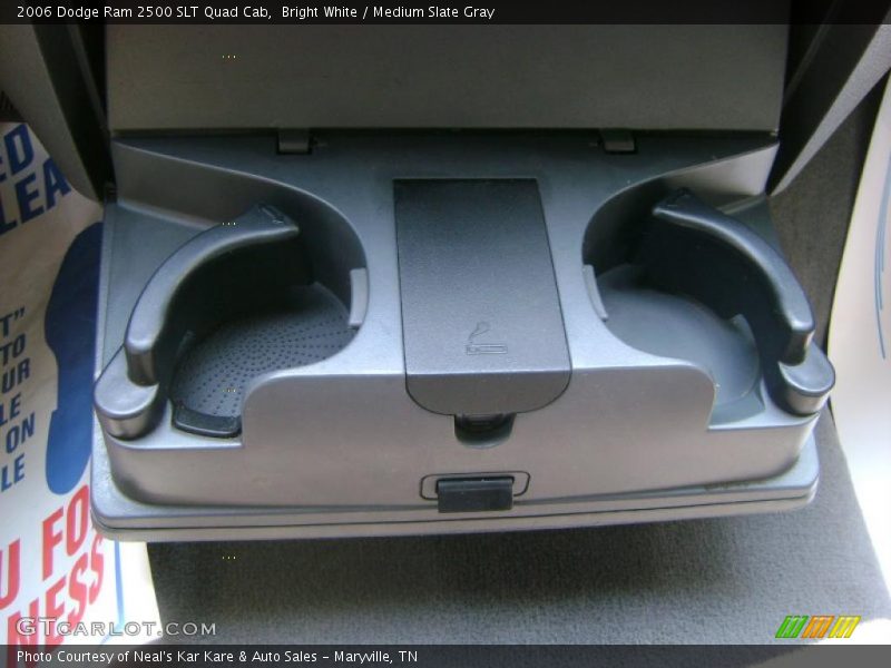 Bright White / Medium Slate Gray 2006 Dodge Ram 2500 SLT Quad Cab