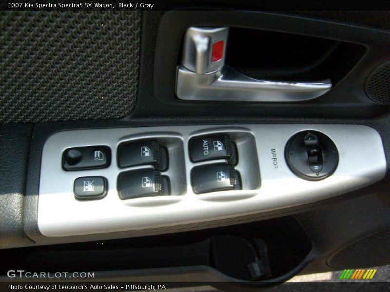 Black / Gray 2007 Kia Spectra Spectra5 SX Wagon