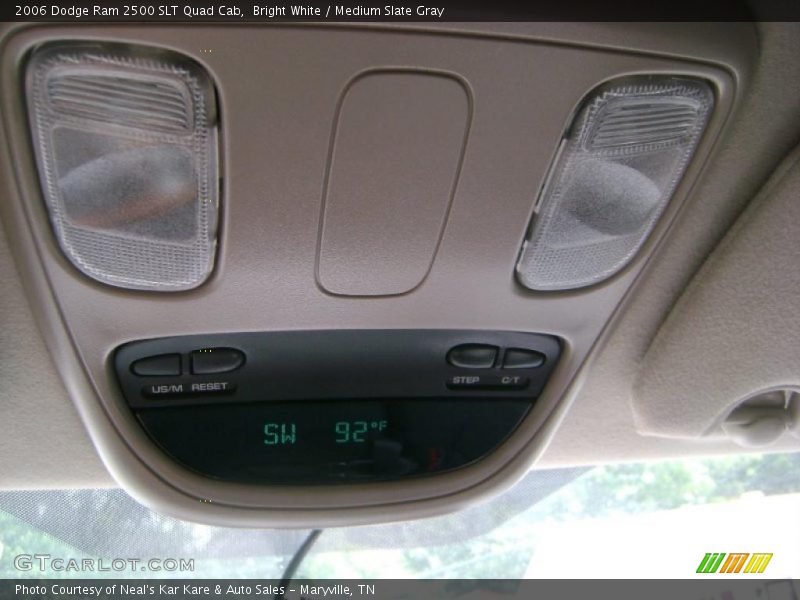 Bright White / Medium Slate Gray 2006 Dodge Ram 2500 SLT Quad Cab