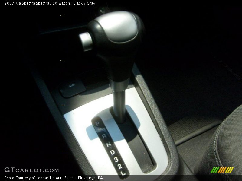 Black / Gray 2007 Kia Spectra Spectra5 SX Wagon