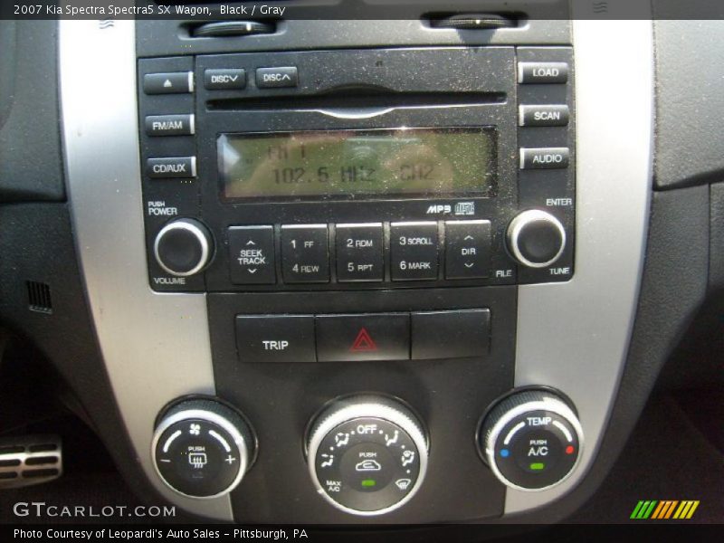 Black / Gray 2007 Kia Spectra Spectra5 SX Wagon