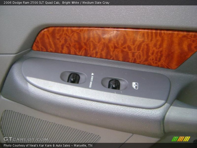 Bright White / Medium Slate Gray 2006 Dodge Ram 2500 SLT Quad Cab