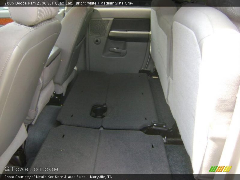 Bright White / Medium Slate Gray 2006 Dodge Ram 2500 SLT Quad Cab