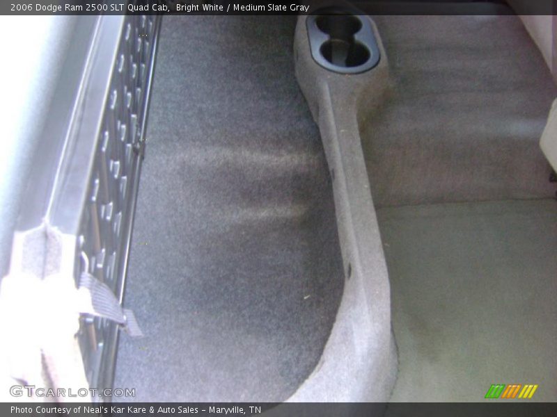 Bright White / Medium Slate Gray 2006 Dodge Ram 2500 SLT Quad Cab