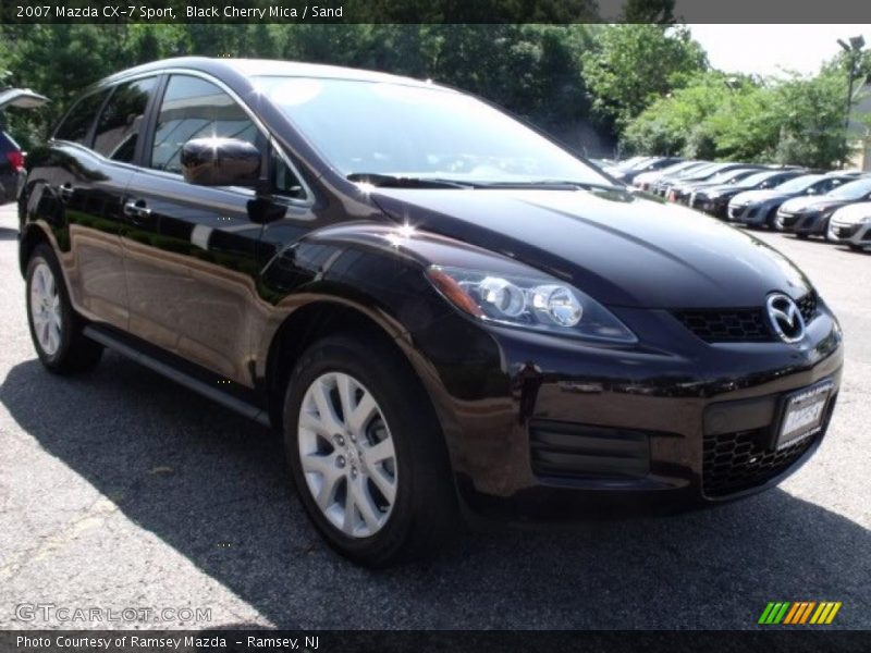 Black Cherry Mica / Sand 2007 Mazda CX-7 Sport