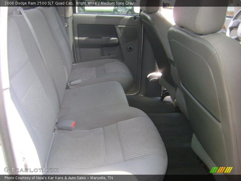 Bright White / Medium Slate Gray 2006 Dodge Ram 2500 SLT Quad Cab