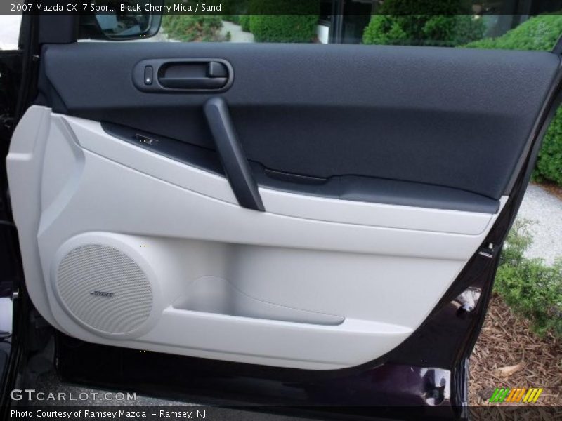 Black Cherry Mica / Sand 2007 Mazda CX-7 Sport