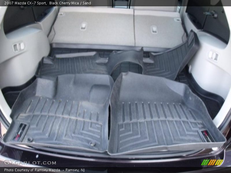 Black Cherry Mica / Sand 2007 Mazda CX-7 Sport