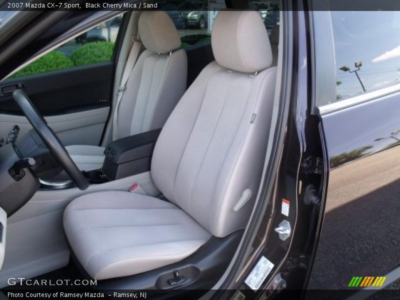 Black Cherry Mica / Sand 2007 Mazda CX-7 Sport
