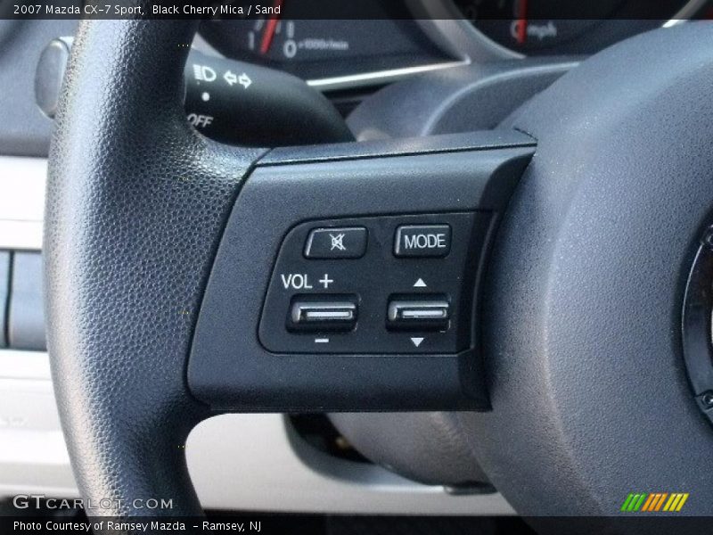 Black Cherry Mica / Sand 2007 Mazda CX-7 Sport