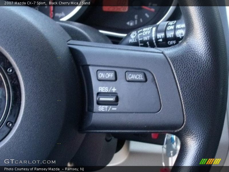 Black Cherry Mica / Sand 2007 Mazda CX-7 Sport