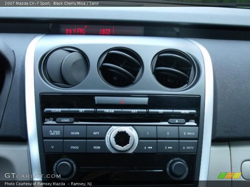 Black Cherry Mica / Sand 2007 Mazda CX-7 Sport