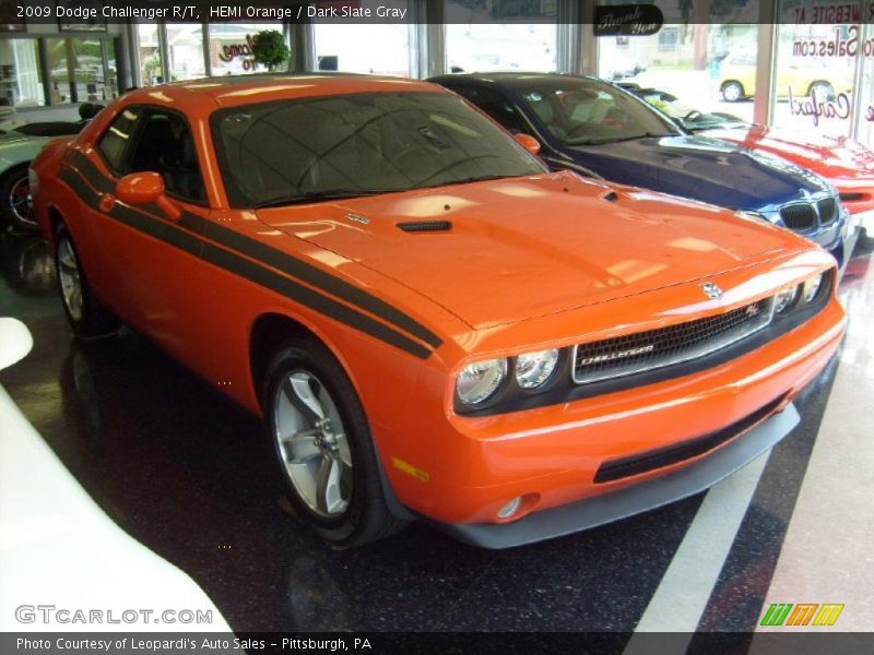 HEMI Orange / Dark Slate Gray 2009 Dodge Challenger R/T
