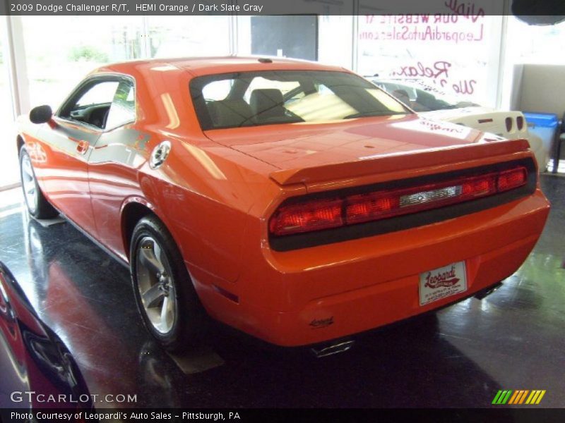 HEMI Orange / Dark Slate Gray 2009 Dodge Challenger R/T