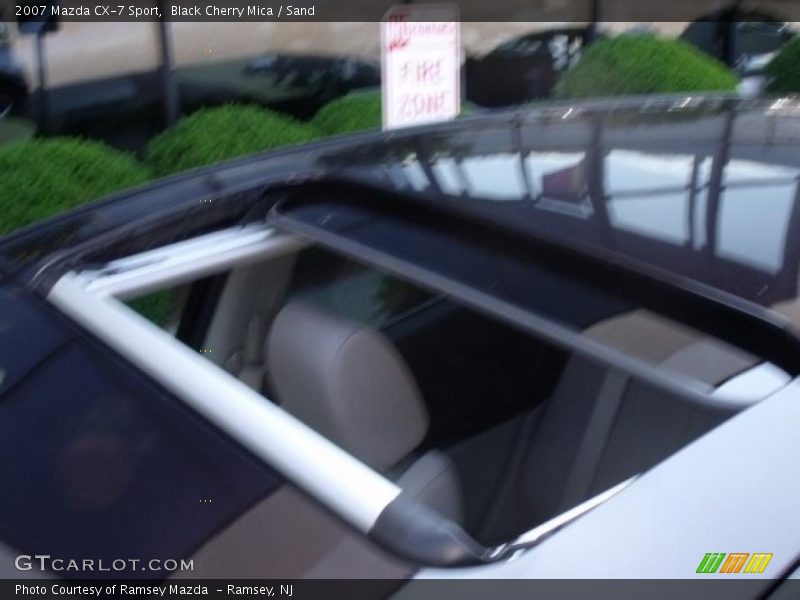 Black Cherry Mica / Sand 2007 Mazda CX-7 Sport