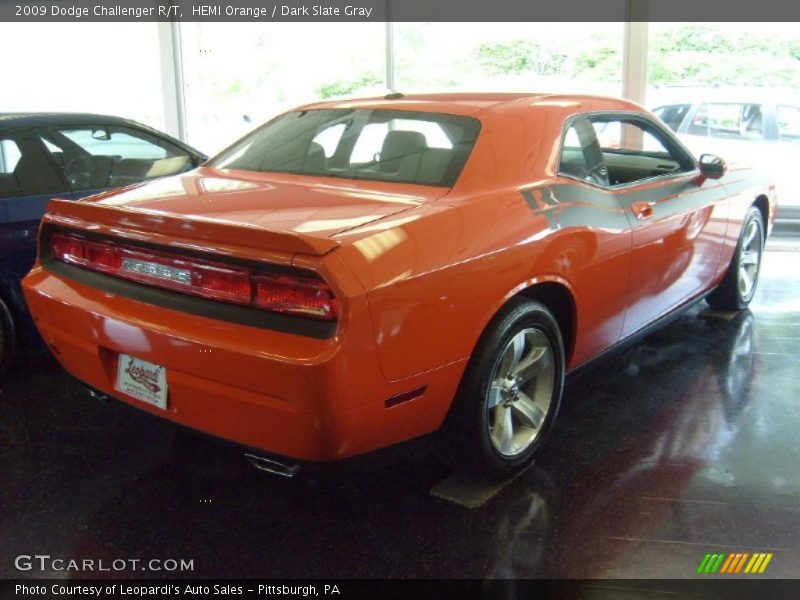 HEMI Orange / Dark Slate Gray 2009 Dodge Challenger R/T