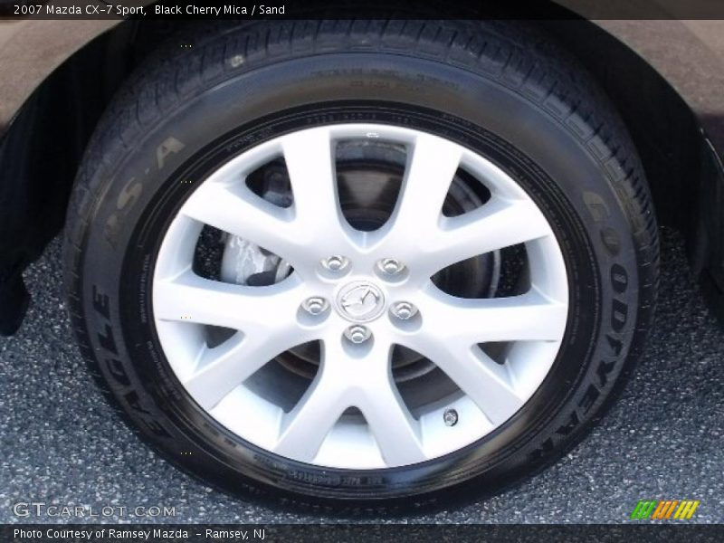 Black Cherry Mica / Sand 2007 Mazda CX-7 Sport