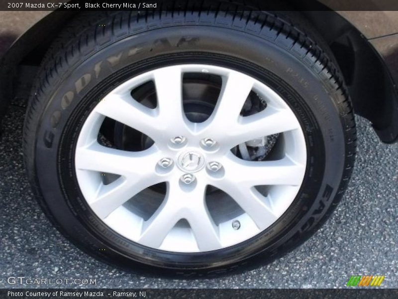 Black Cherry Mica / Sand 2007 Mazda CX-7 Sport