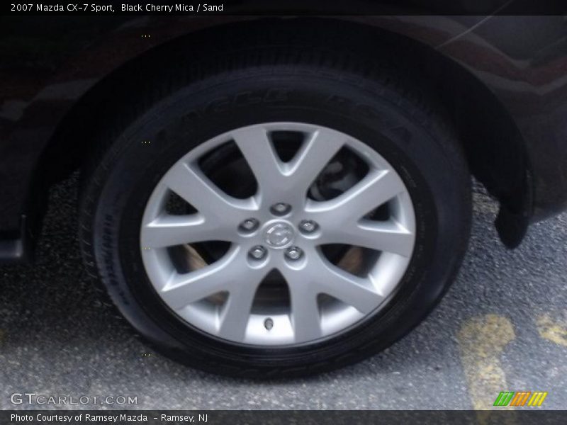 Black Cherry Mica / Sand 2007 Mazda CX-7 Sport
