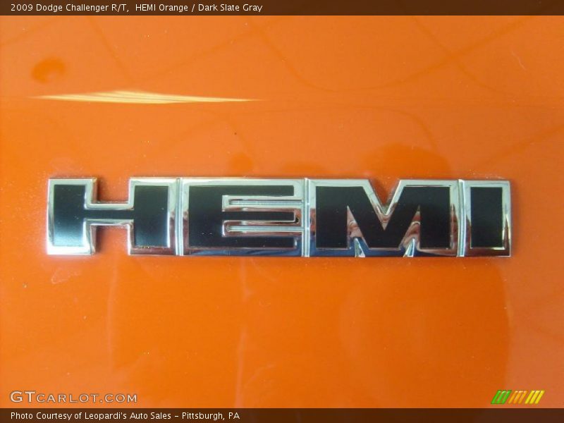 HEMI Orange / Dark Slate Gray 2009 Dodge Challenger R/T
