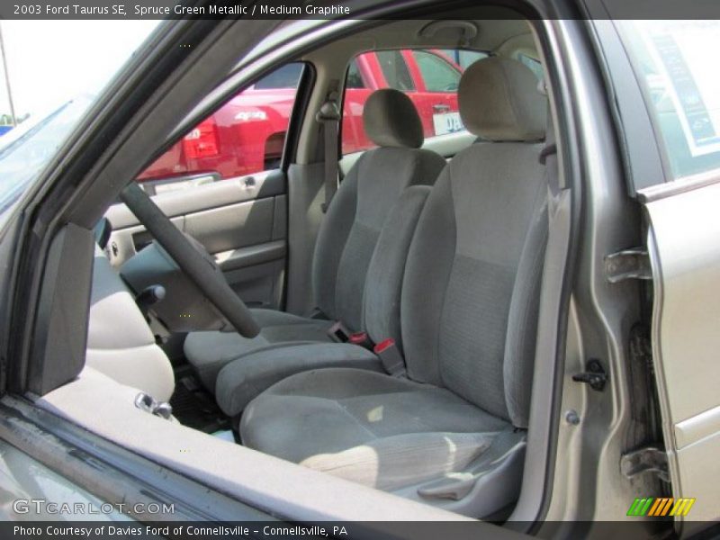 Spruce Green Metallic / Medium Graphite 2003 Ford Taurus SE