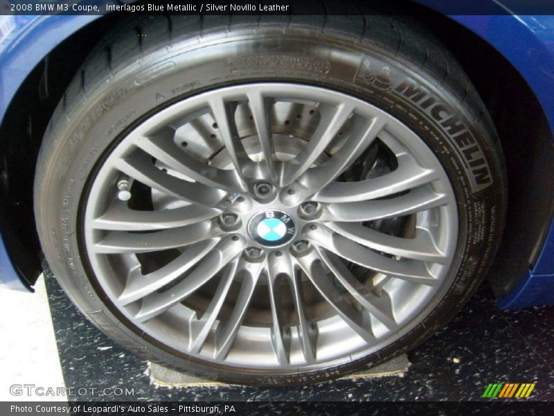 Interlagos Blue Metallic / Silver Novillo Leather 2008 BMW M3 Coupe