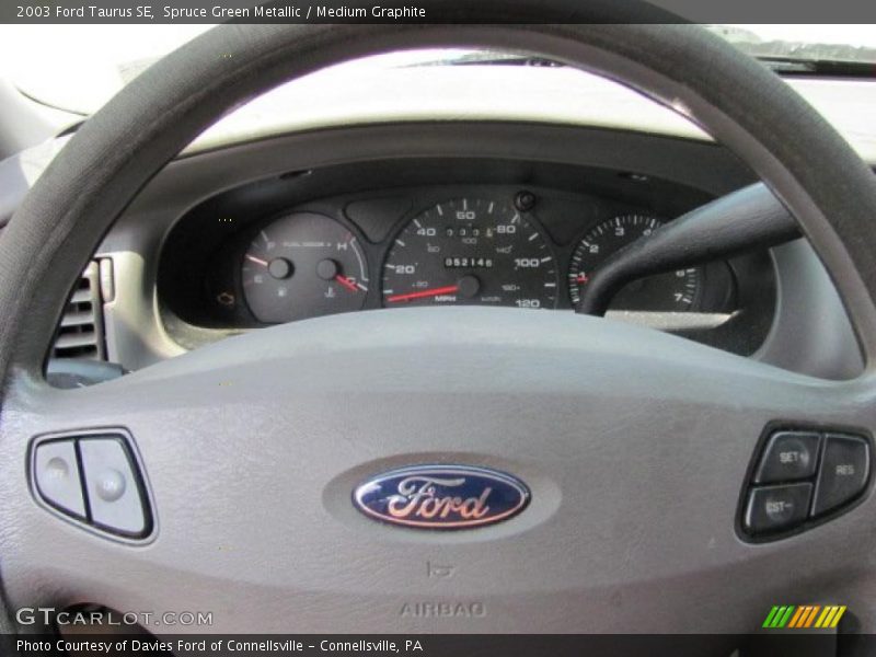 Spruce Green Metallic / Medium Graphite 2003 Ford Taurus SE