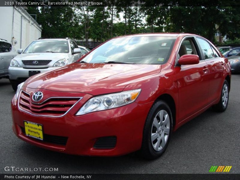 Barcelona Red Metallic / Bisque 2010 Toyota Camry LE
